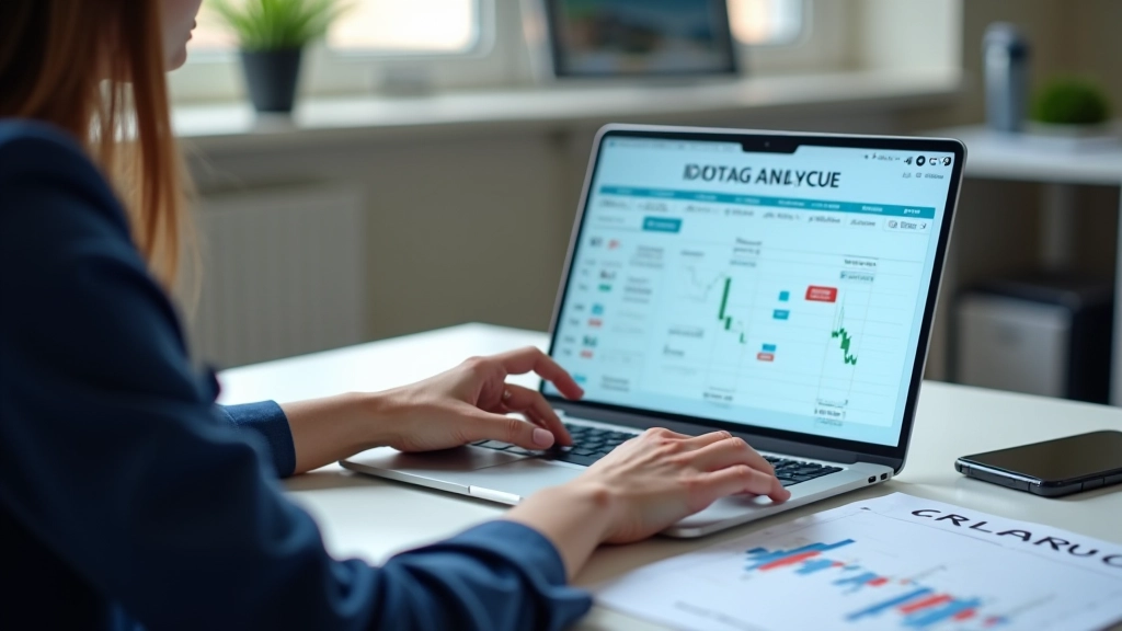 Trader consultant simultanément un calendrier économique, un graphique technique et des données d'entreprise