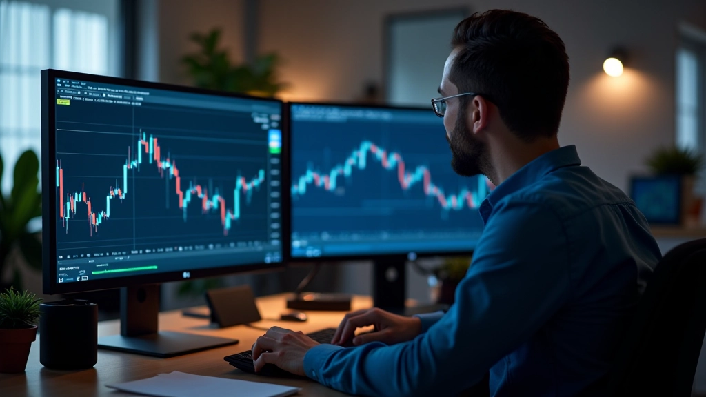 Écran montrant à la fois des graphiques de prix et des données économiques côte à côte pour analyse combinée